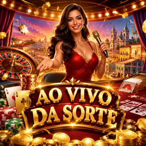 Crupiê brasileira em mesa de roleta ao vivo